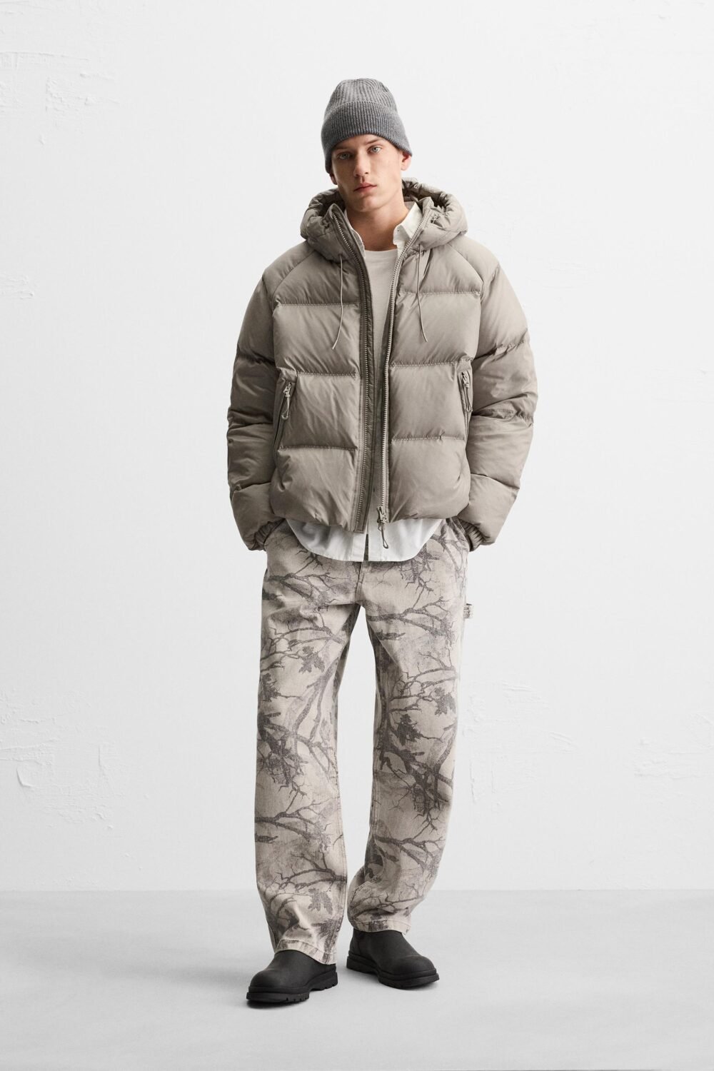 Feather Fill Puffer Jacket