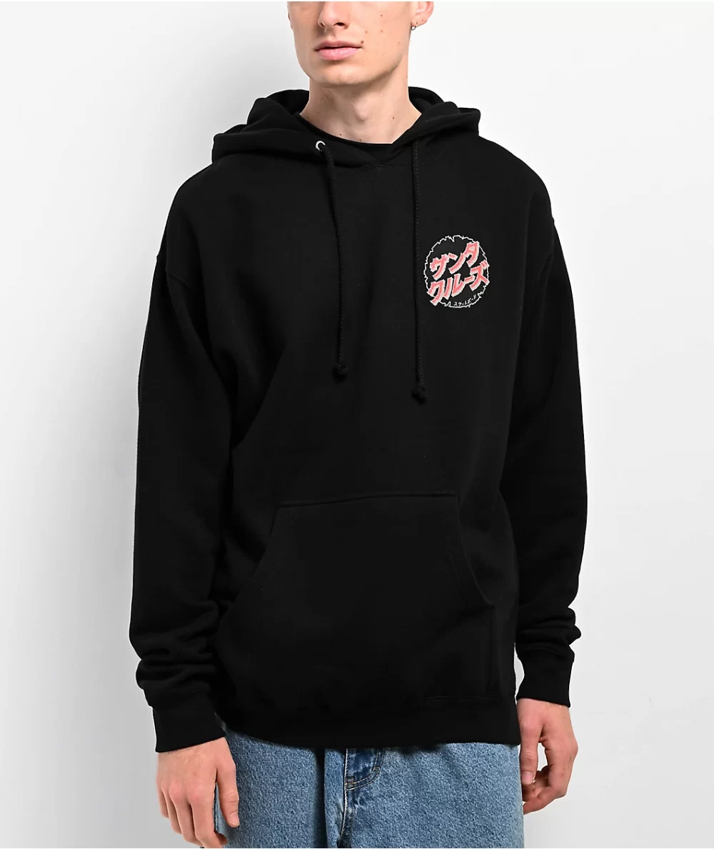 Santa Cruz x Godzilla Destroyer Black Hoodie