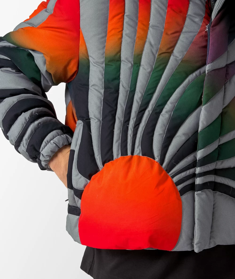 Unisex Sunset Puffer Jacket